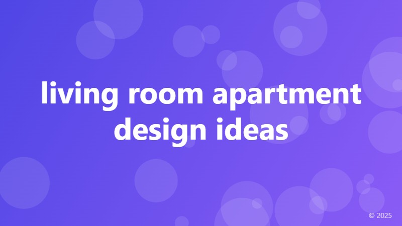 living room apartment design ideas