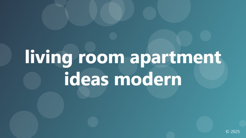 living room apartment ideas modern