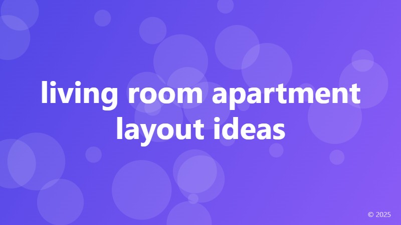 living room apartment layout ideas