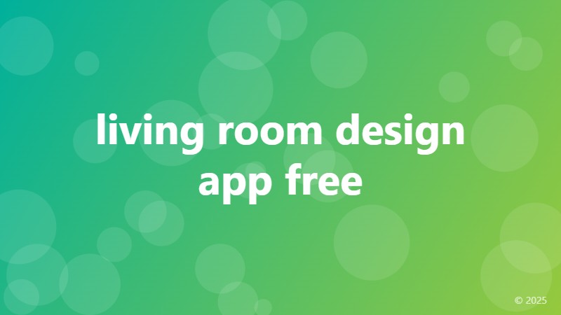 living room design app free