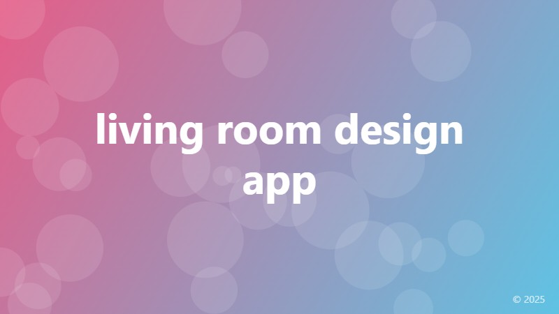 living room design app