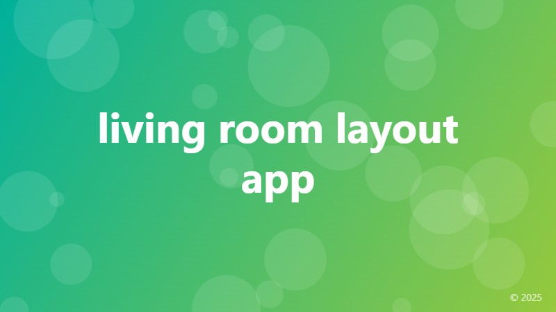 living room layout app