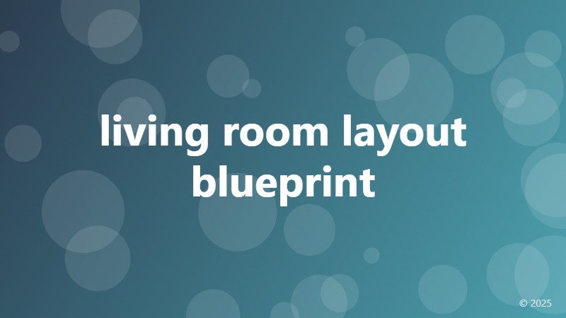 living room layout blueprint