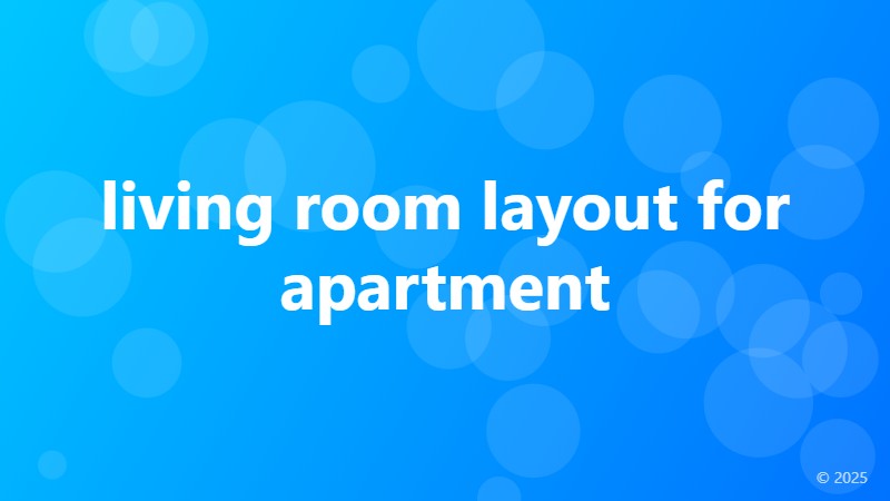 living room layout for apartment