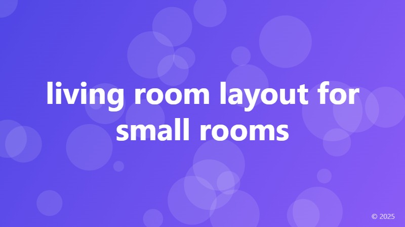 living room layout for small rooms