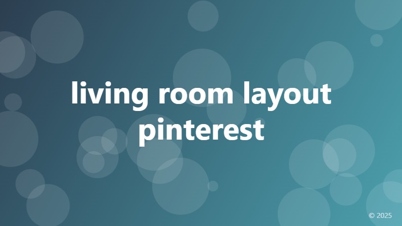 living room layout pinterest