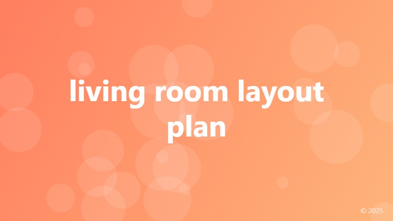 living room layout plan