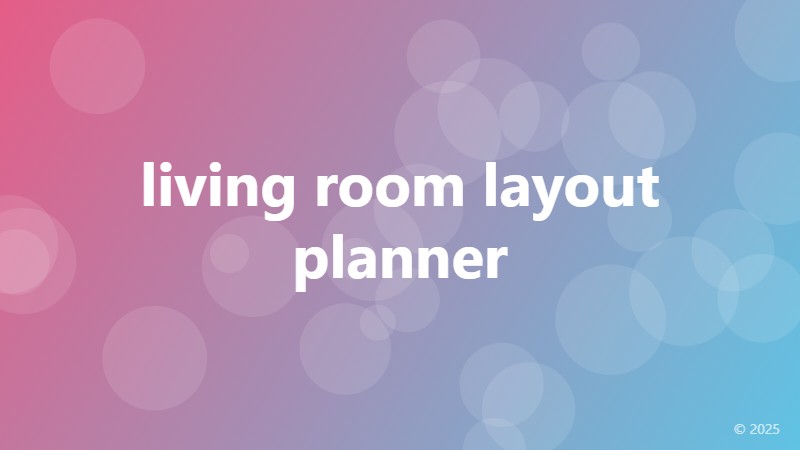 living room layout planner