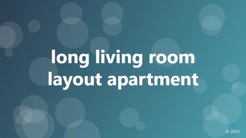 long living room layout apartment